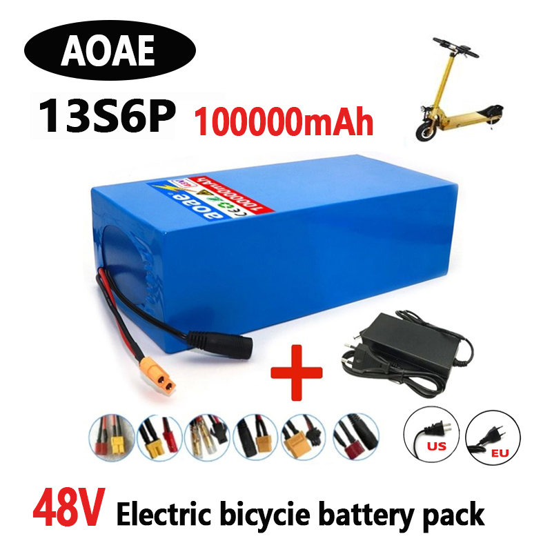 100%18650 الأصلي 48 فولت 100 أ - مراجعة 60V 50Ah Electric Scooter Battery وسعره