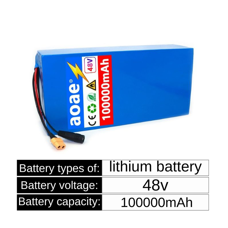 100%18650 الأصلي 48 فولت 100 أ - مراجعة 60V 50Ah Electric Scooter Battery وسعره