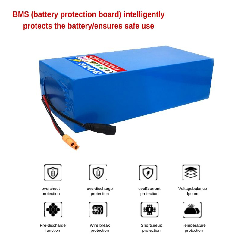100%18650 الأصلي 48 فولت 100 أ - مراجعة 60V 50Ah Electric Scooter Battery وسعره