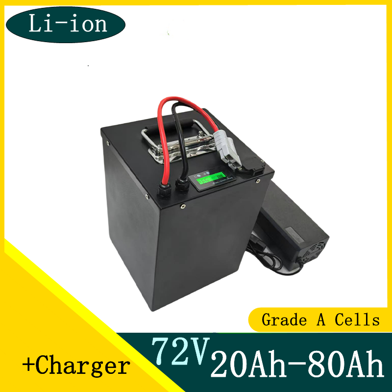 بطارية ليثيوم أيون 72 فولت 50  - مراجعة 72V 40Ah Lifepo4 Battery Pack وسعره