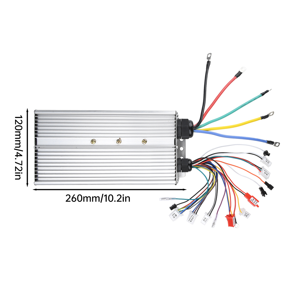 48 فولت 60 فولت 72 فولت 84 فول - مراجعة 72V 100A Sabvoton Controller وسعره