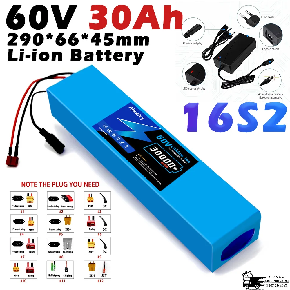 حزمة بطارية ليثيوم أيون 60 فول - مراجعة 60V 50Ah Electric Scooter Battery وسعره